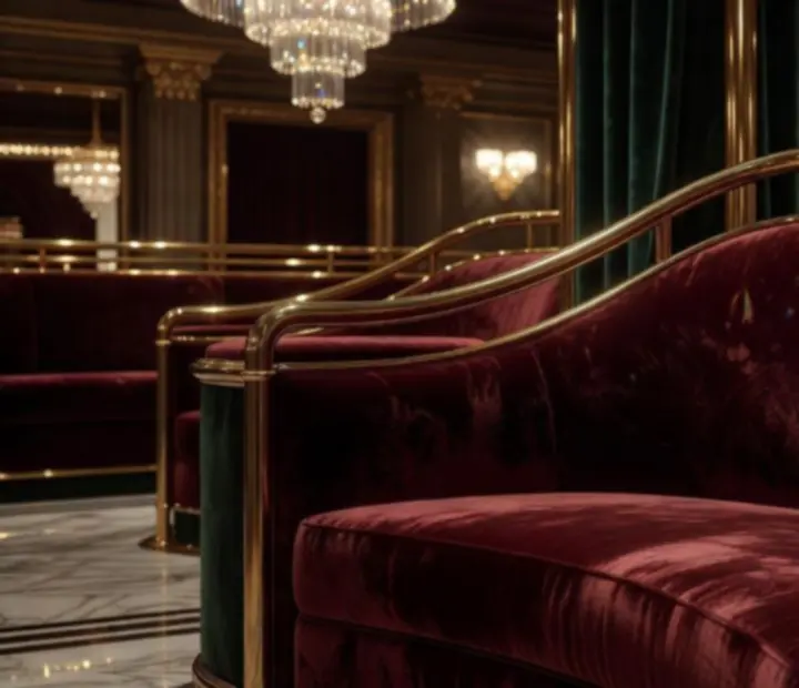 Detailní záběr na luxusní interiér kasina Fortune Xxa